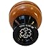Yoyo King Black Dr. Smalls 3/4 Sized Metal Yoyo with Narrow Responsive and Wide Nonresponsive C Bearing and Extra Yoyo String