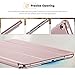 INFILAND iPad Mini 5 2019 Case with Pencil Holder, Ultra Slim Lightweight Stand Case with Translucent Frosted Back Smart Cover for iPad Mini 5th Gen 7.9-inch 2019 Release, Rose-Gold