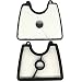 AISEN Pack of 2 Air Filter for 545112101 Husqvarna 125 125B 125BVX 125BX Leaf Blowers