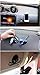 Sungrace 10 Pack Fixate Sticky Cell Pads, Stick to Glass, Mirrors, Whiteboards, Metal, Kitchen Cabinets, Tile, Car And Other Surfaces(Black)
