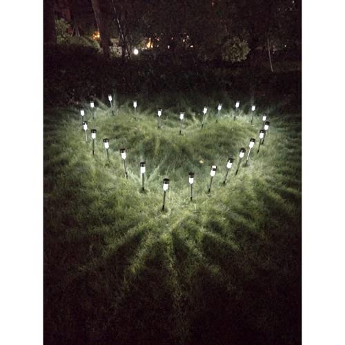 SHUMU Solarlampen für Außen 24 Garten Solarleuchten Gartendeko Solar Gartenleuchte LED Gartenbeleuchtung – Bild 8
