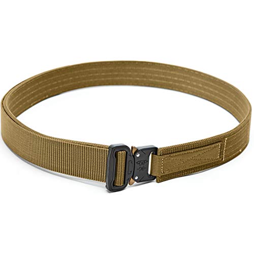 WOLF TACTICAL Heavy Duty Hybrid QuickRelease EDC Belt 2Ply 1.5” CCW