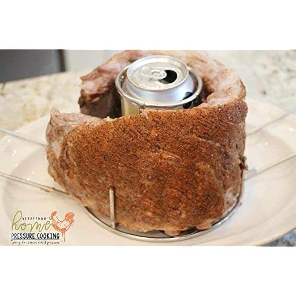 Debbiedoo&39s Home Pressure Cooking Beer Can Chicken Holder Rack Use