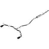 Borla 140922BC - S-Type&trade; 304 SS Cat-Back Exhaust System with Split Rear Exit