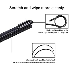 HRSNO Quality All-Season Premium Windshield Wiper