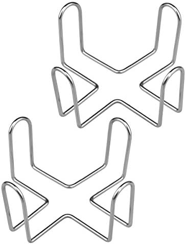 iziusy 2 Pieces 4.5 Inch Stainless Steel Coasters Holder