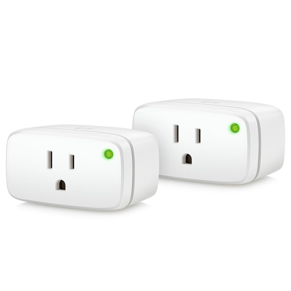 Photo 1 of Eve Energy (Matter) 2 Pack – Smart Plug, App and Voice Control, 100% Privacy, Matter Over Thread, Works with Apple Home, Alexa, Google Home, SmartThings, requires Thread Border Router