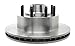 ACDelco Silver 18A723A Front Disc Brake Rotor and Hub Assembly