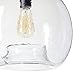 CASAMOTION Pendant Lights Kitchen Island Blown Glass Recycle Clear Entryway Light Fixtures Hanging Modern Farmhouse Dining Room Sunroom Hallway Ceiling Globe 13