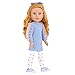 Glitter Girls - Poppy 14-inch Non Posable Fashion Doll - Dolls for Girls Age 3 and Up