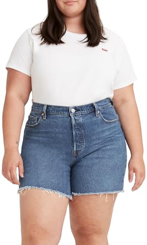 Damen Plus Size The Perfect Tee T-Shirt, White +, 2XL