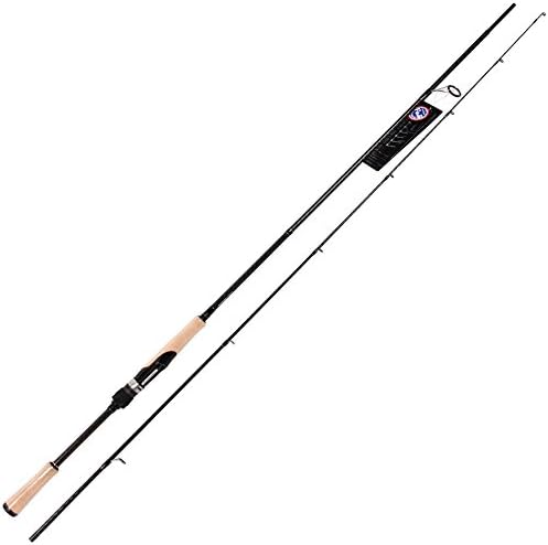 Lureleader 6'10" Light Power Fast Action 2 Sections 3X Technology Graphite Line Weight 2-8LB Spinning Rod
