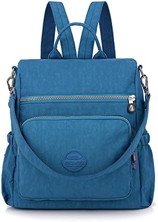 GuiShi(TM) Mini Nylon Cute Backpacks Purse Casual Lightweight Multipurpose Small Daypack Travel Shoulder Bag for Women Girls (Sky Blue)