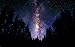 THE MILKY WAY outer space poster BEAUTIFUL COLORS LIGHT STARS trees 24X36
