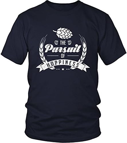 The Pursuit of Hoppiness T-Shirt, Funny Home Brewing Hobby Beer Lover Tee Gift