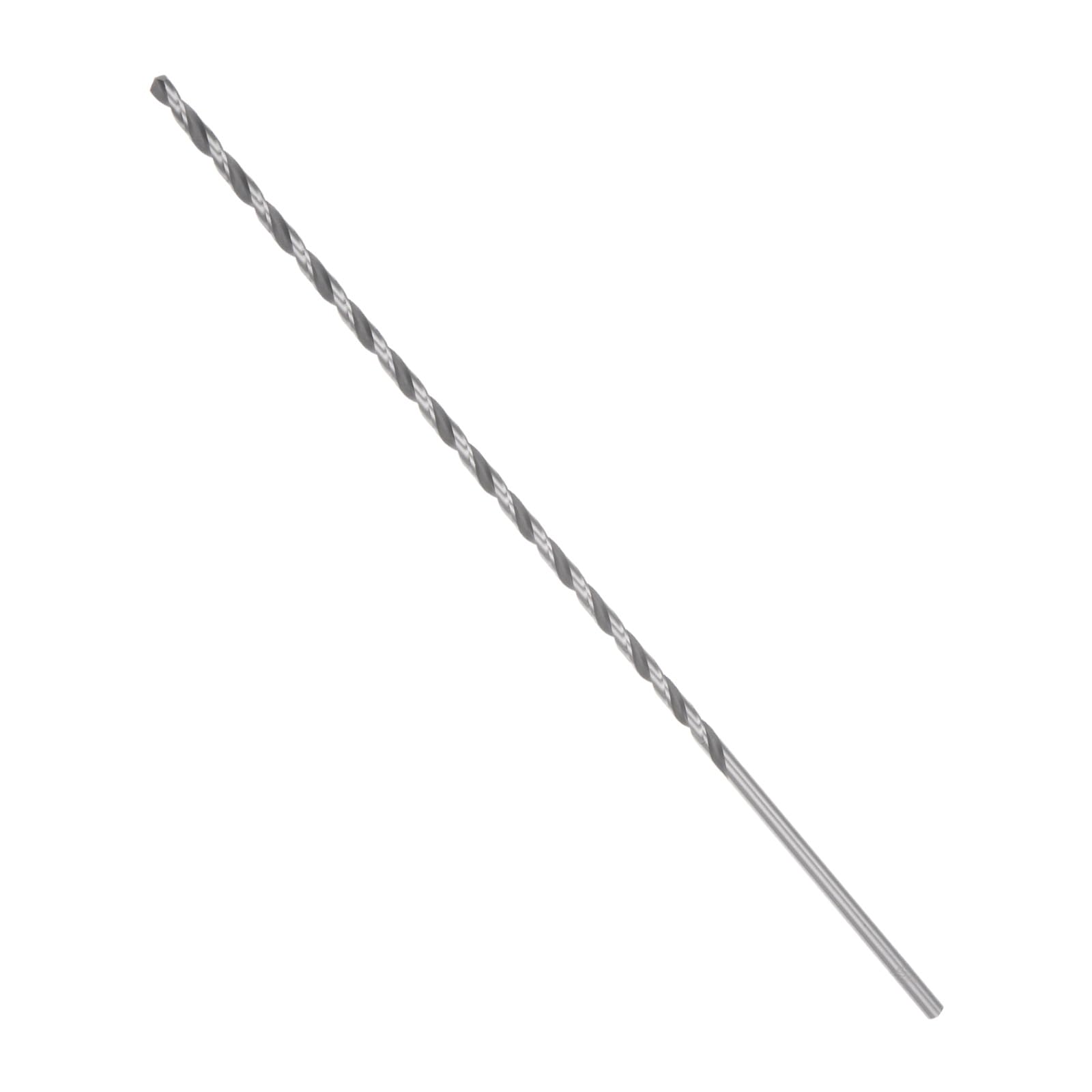 CoCud Twist Drill Bit, 4.2 mm Cutting Diameter, 0.17" Shank 9.8" Length, High-Speed Steel Black Oxide Extended Straight Jobber Drill Bit Set (Application: Metal Wood Plastic), 1-Pieces