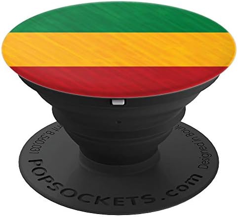 Ethiopian Flag Rasta PopSockets PopGrip: Swappable Grip for Phones & Tablets