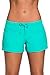 FIYOTE Women Plus Size Pants Swimwear Swimsuit Stretch Mini Boardshort A Green Small
