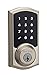 Kwikset 99160-002 916 Z-Wave SmartCode Touchscreen Electronic Deadbolt, Featuring SmartKey in Satin Nickel, Works with Alexa via SmartThings, Wink, or Iris