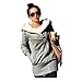 DJT Womens Long Sleeve Hooded Zip-up Sweatshirt