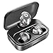 Bluetooth Earbuds Bluetooth Earphones Wireless Headphones IPX7 Waterproof Bluetooth 5.0 Stereo Hi-Fi Sound with 2200mA Charging Case (Black)