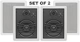Yamaha Custom Easy-to-install In-Wall Flush Mount 3-Way 150 watts Natural Sound Speaker Set