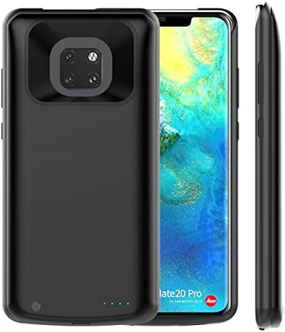 Wendapai Huawei Mate 20 Pro Battery Case, Huawei Mate 20 Pro Portable ChargerReplacement Charging Case [ Black ] Extended Battery Pack Power Cases