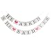 Pixnor Bunting Banner Wedding Bridal Party Decoration Photo Prop (HE ASKED SHE SAID YES)