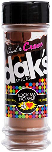 DAK's Spices CHOCOLATE CRAVE - The perfect way to fulfill your CHOCOLATE CRAVE without any guilt!