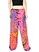 Orient Trail Women's Tie-Dye Straight Leg Pajama Dance Yoga Pants M/L Nebula Pink