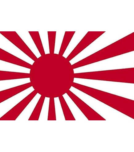 Amazon.com: Rising Sun Flag Sticker - Decal - Die Cut