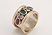 Special Design Turkish Handcrafted Jewelry Oval Cut Sapphire Ruby Emerald Topaz 925 Sterling Silver Band Ring Size 5.5