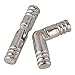 RDEXP Zinc Alloy 5 x 25mm Concealed Invisible Barrel Furniture Hinge Pack of 20 (Silver)