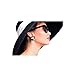 Women’s Black Pearl Statement Earrings Inspired by Breakfast at Tiffany’s