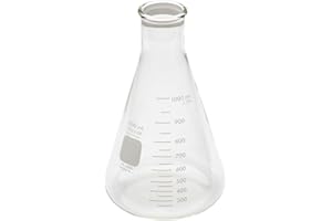 Pyrex 1L Narrow Mouth Erlenmeyer Flasks with Heavy Duty Rim, Ea