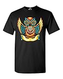 Day Of Dead Sugar Skull Owl T-shirt Fashion Shirts