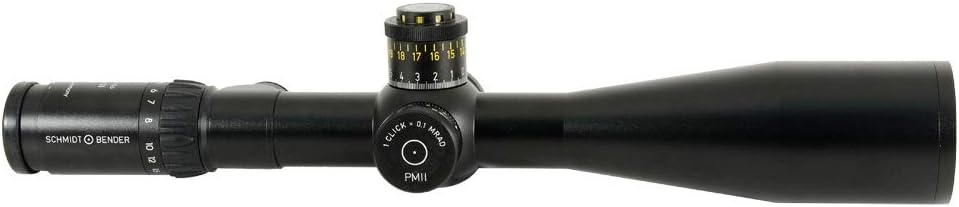 Schmidt & Bender PM II 5-25x56 34mm FFP 1/4 P4FL-MOA Illumi. Riflescope