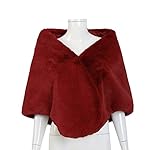 Women's Fur Wrap and Shawl Winter Bridal Fur Stole for Brides and Bridesmaids Cover up Women's Fur Wrap and Shawl Winter Bridal Fur Stole for Brides and Bridesmaids Cover up