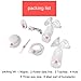 Electric Double Breast Pumps BPA-Free USB Dual Control Milk Suction and Breast Massager Baby Breastfeeding Comfortable Lightweight Postpartum Milk Pump with 150 ml Milk Storage Bottle 2 modes 9 speed