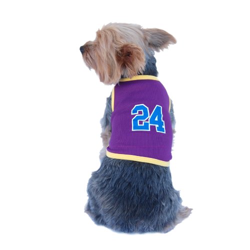 dog lakers jersey 24