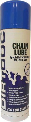 Dirt Doc Bike Cycle Chain Lube 500ml with PTFE to Reduce Friction and Noise