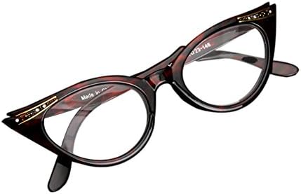 Yefree Vintage Inspired Mod Womens Fashion Rhinestone Cat Eye Reading glasses +1.0 to +3.5