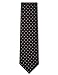 Origin Ties Men's Polka Dots with Floral Pattern Skinny Silk Tie