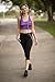 NIRLON Capri 3/4 Yoga Pants Sides Pocket High Waist Workout Black Leggings for Women