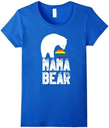 Women's Mama Bear LGBT Pride Resists Gay Humans Mother's Day Gifts Large Royal Blue