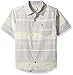 Calvin Klein Boys' Horizontal Bold Stripe Short Sleeve Shirt