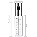 Olive Oil Sprayer, Binseni Vinegar Sprayer Liquid Dispenser Kitchen Accessories for BBQ, Salad, Cooking Set (Glass)