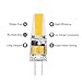 LAKES G4 COB LED Bulb, 2W(25W Halogen Equivalent), 200Lumens, 3000K Warm White, DC/AC12V, 6-Pack