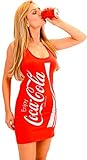 Coke Coca-Cola Red Tunic Tank Dress (Juniors Large)