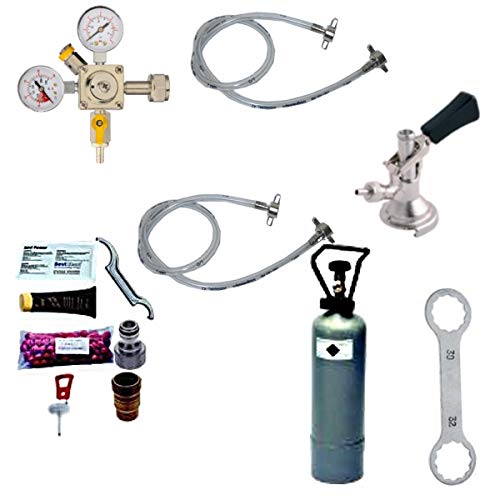 Gastrobedarf-Westerbarkey-Zapfanlage-Trockenkhler-30lh-Komplettset-2kg-Co-Uhr-Schluche-Keg-Reinigung